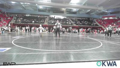 61 lbs Quarterfinal - Thomas Underwood, Owasso Takedown Club vs Kaden Decker, Mojo Grappling Academy
