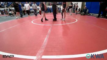 85 lbs 3rd Place - Deacon Doerr, Coweta Tiger Wrestling vs Colton Hollenbeck, Wyandotte Youth Wrestling