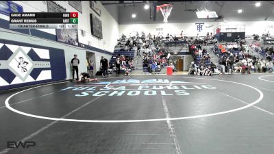 80 lbs Quarterfinal - Gage Amann, Henryetta vs Grant Remus, Bartlesville High School