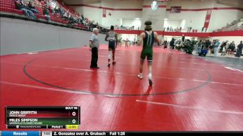 150 lbs Round 2 - Miles Simpson, Lewisville Flower Mound vs John Griffith, Frisco Reedy