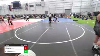 116 lbs 5th Place - Izzy LeVine, Stampede WC vs Allexis Johnson, Horizon