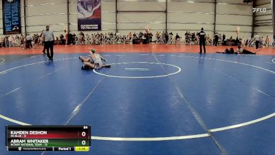 84 lbs Rd# 10- 4:00pm Saturday Final Pool - Abram Whitaker, NCWAY National Team vs Kamden DeShon, PA Blue