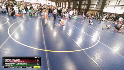 91 lbs Semifinal - Roper Nielson, Payson Lions Wrestling Club vs Anderson Lofthouse, Top Of Utah