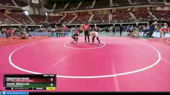 100 lbs Quarterfinal - Naime Abdallah, Xtreme Wrestling vs Sebastian Nuno, NXT Level Wrestling Academy