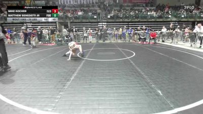 70 lbs Consi Of 16 #2 - Mike Kocher, Patriot vs Matthew Benedetti JR, Power Half Wrestling Academy