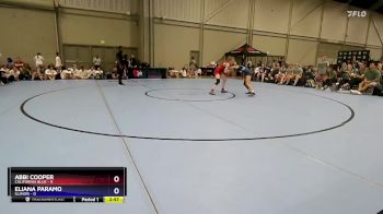 110 lbs Placement Matches (8 Team) - Abbi Cooper, California Blue vs Eliana Paramo, Illinois