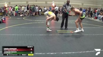 130 lbs Round 5 (6 Team) - Connor Roach, MO Outlaws vs Owen Kimmons, Beast Mode WA Green