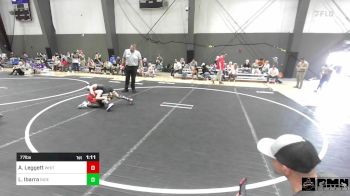 77 lbs Rr Rnd 3 - Ashton Leggett, White River Jr. WC vs Laurence Ibarra, Independent