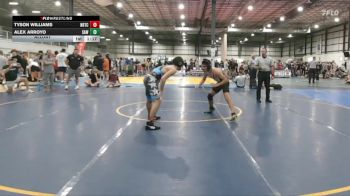 120 lbs Allday - Tyson Williams, NOKE RTC vs Alex Arroyo, SOUTH AUGUSTA WRESTLING