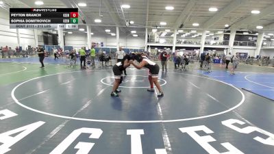 215 lbs Rr Rnd 2 - Peyton Branch, Keene vs Sophia Domitrovich, Keene