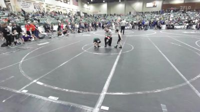 43 lbs Consi Of 16 #2 - Anthony Rodriguez, Fallon Outlaws WC vs Brayden ONEil, Crater Mat Club