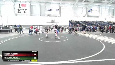 118 lbs Quarterfinal - Mustafa Natiq, Amherst Youth Wrestling vs Bobby Pullen, Club Not Listed