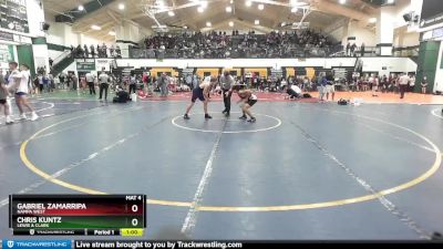 120 lbs Cons. Round 4 - Chris Kuntz, Lewis & Clark vs Gabriel Zamarripa, Nampa West