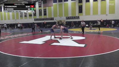 165 lbs Consi Of 16 #1 - Ty Borkowski, Drexel- Unattached vs Jt Bowers, Unattached