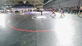 97 lbs Cons. Round 3 - Foster Martin, South West Washington Wrestling Club vs Zayne Martin, Clark County Youth Wrestling