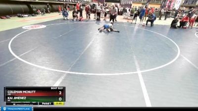 84 lbs Cons. Semi - Kai Jimenez, WI vs Coleman McNutt, MN