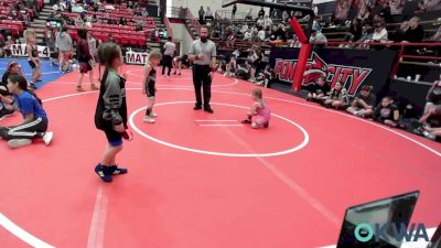 46 lbs Rr Rnd 3 - Kimber Byson, Sisters On The Mat Purple vs Emersyn Edge, Sisters On The Mat Pink