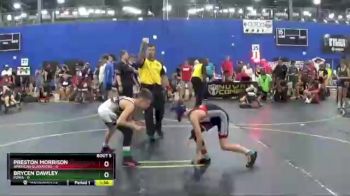 80 lbs Semis & 1st Wrestleback (8 Team) - Brycen Dawley, POWA vs Preston Morrison, American Gladiators