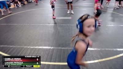 47 lbs Round 1 - Camilla Vargo, Knights Youth Wrestling vs Luciana Patacca, KC Elite Training Center