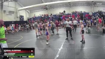 70 lbs Round 1 - Aria Bushaw, Carolina Reapers vs Kyndall Kloepping, C2X