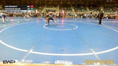 135 lbs Consi Of 16 #2 - Jace Briquelet, Unaffiliated vs Cortavious Miller, Cowboy Wrestling Club