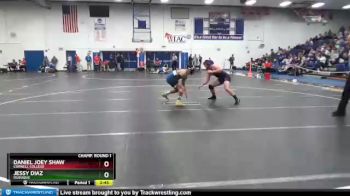 157 lbs Champ. Round 1 - Jessy Diaz, Dubuque vs Daniel Joey Shaw, Cornell College