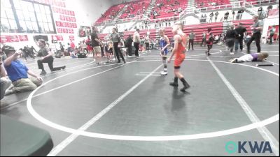 58 lbs Consi Of 8 #2 - Kyson Copelin, Newkirk Takedown Club vs Lynx Lehman, Lexington Wrestling Club