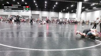 100-110 lbs Round 5 - Kori **Holsomback, The Colosseum Training Center vs **Emy Rice, Oklahoma Mafia Girls