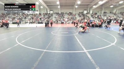 220 lbs Quarterfinal - Elijah Schunke, SD vs Nicolas Gonzalez, NJ