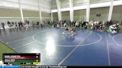 100 lbs Quarterfinal - Nash Johnston, Sanderson Wrestling Academy vs Esiah Rios, Idaho Gold WC