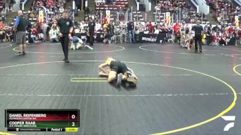 100 lbs Cons. Round 2 - Daniel Reifenberg, Plymouth Canton WC vs Cooper Raab, U.P. Power Wrestling