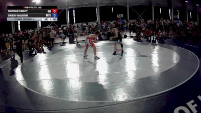 138 lbs Cons. Round 4 - Nathan Craft, Illinois vs Drew Waldon, Warrior Regional Training Center