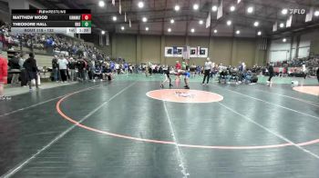 132 lbs Champ. Round 1 - Matthew Wood, Farmington vs Theodore Hall, Rogers