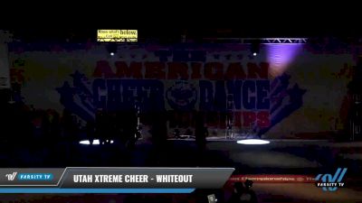 Utah Xtreme Cheer - Whiteout [2021 L1 Senior - D2 - Medium Day 1] 2021 The American Celebration DI & DII