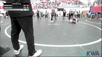 52 lbs Quarterfinal - Rhett Pitts, Cowboy Wrestling Club vs Brooks Jerry, Rough Riders