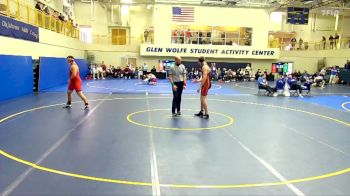 285 lbs Round 1 (6 Team) - Thaddeus Petersen, Labette Community College vs Cael Barber, Neosho County Community College