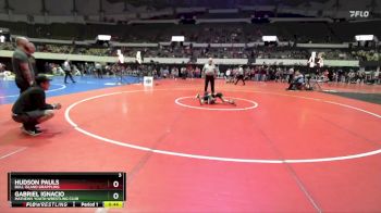 Rookie 3-5 60 Semifinal - Hudson Pauls, Bull Island Grappling vs Gabriel Ignacio, Mathews Youth Wrestling Club