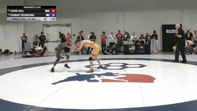 57 kg Cons. Rd Of 32 - Louis Gill, WVRTC vs Oumar Tounkara, Dragon Wrestling Club