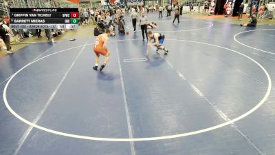 Junior Boys - 165 lbs Cons. Round 7 - Griffin Van Tichelt, Bulldog Premier Wrestling Club vs Barrett Mieras, Immortal Athletics WC