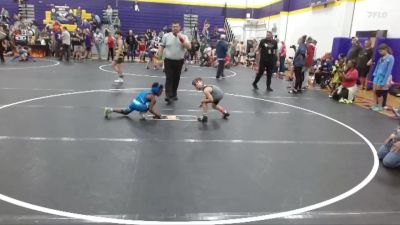 55 lbs Cons. Round 3 - Joel Manson, Mighty Warriors Wrestling Acad vs Jackson Clinkscales, Tiger Wrestling