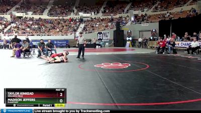 D2-126 lbs Cons. Round 2 - Taylor Kinkead, Williams Field vs Madison Jeffers, Flagstaff