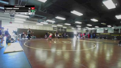 106 lbs Champ. Round 2 - Lennox Cruzat, Folsom vs Elijah Lopez, Bonita