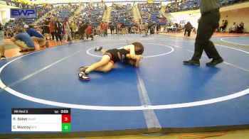 100-110 lbs Rr Rnd 3 - Roman Baker, Skiatook Youth Wrestling vs Cristian Monroy, Tulsa Blue T Panthers