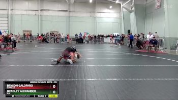95 lbs Cons. Round 2 - Bradley Alexander, N/A vs Bryson Galofaro, Scanlan