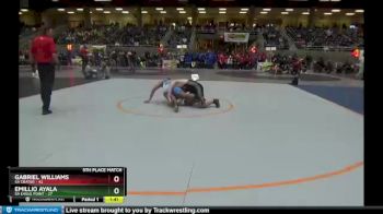 220 lbs Finals (8 Team) - Emillio Ayala, 5A Eagle Point vs Gabriel Williams, 5A Crater