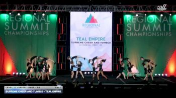 Supreme Cheer and Tumble - Teal Empire [2026 L1.1 Junior - PREP - D2 Day 1] 2026 The West Regional Summit