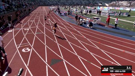 Watch High School Girls 4x100 Relay Prelims (Event 105) Heat 1 At 2026 Penn Relays
