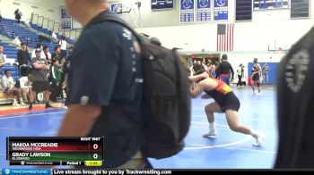 220 lbs 1st Place Match - Makoa McCreadie, Woodbridge High vs Grady Lawson, El Dorado