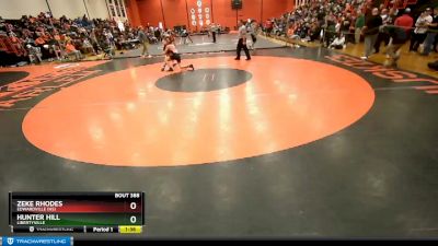 132 lbs Cons. Round 2 - Hunter Hill, LIBERTYVILLE vs Zeke Rhodes, EDWARDVILLE (HS)