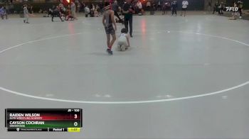 100 lbs Semifinal - Raiden Wilson, Elite Wrestling Academy vs Cayson Cochran, Grindhouse